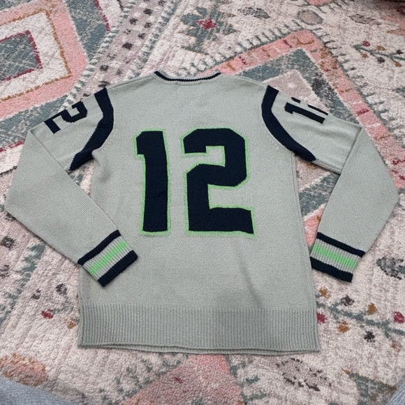Seattle Seahawks Tribute Sweaters Knit Sweater Vintage - women's small - Picture 2 of 4